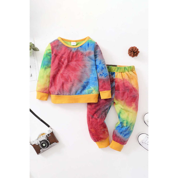 Kids Tie-Dye Top and Joggers Set